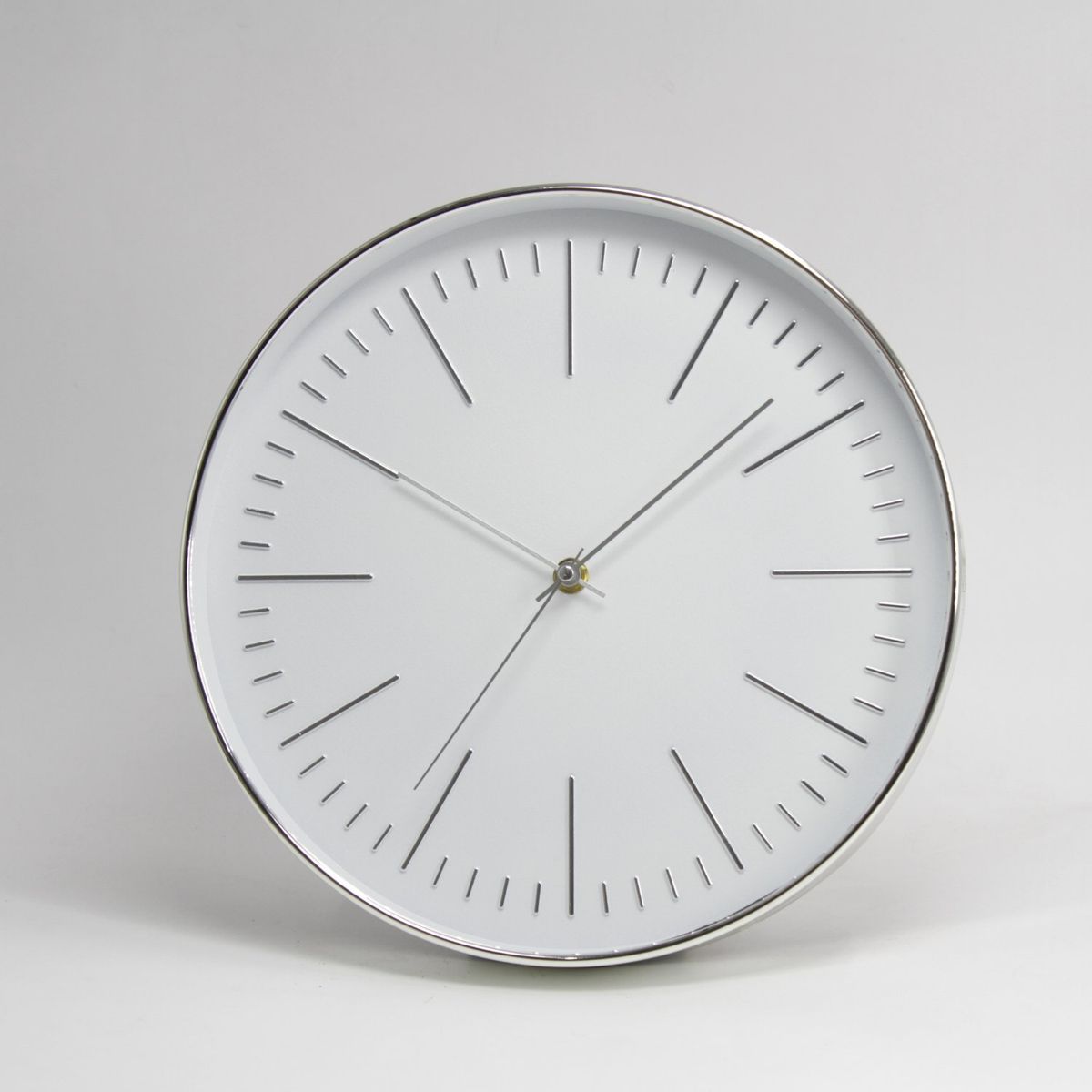 HOMESTAR - Reloj Mural de Estilo Minimalista con Esfera Blanca y Sin Números