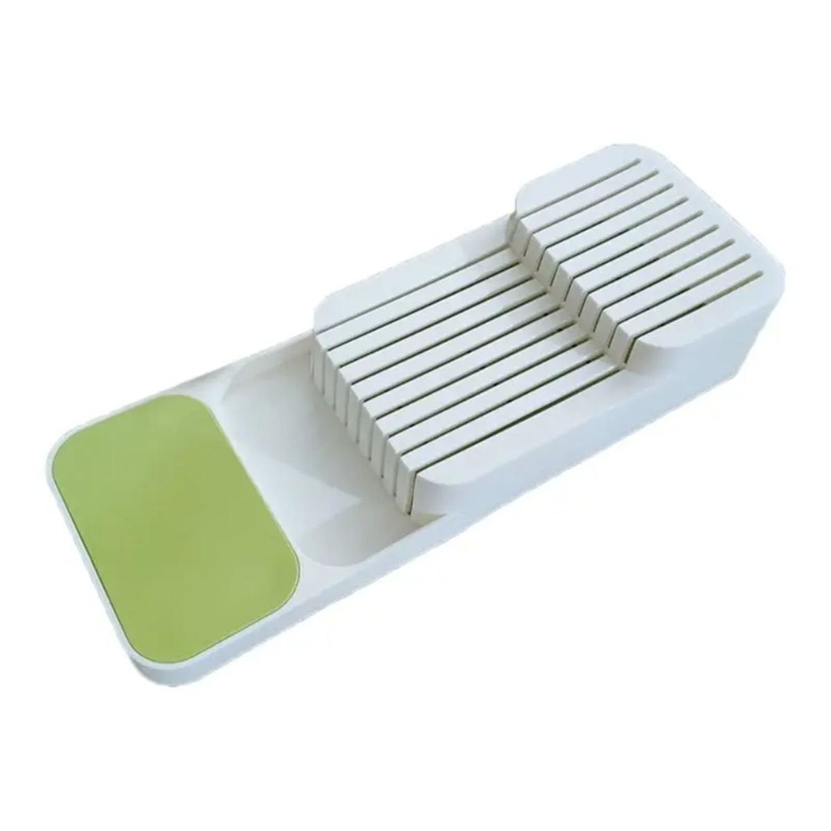 GENERICO - Organizador De Cuchillos Bandeja Cajon de Cocina 9 Ranuras
