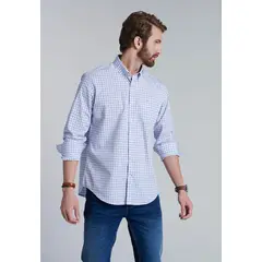 FEROUCH - Camisa Check Bahamas Sc Morado
