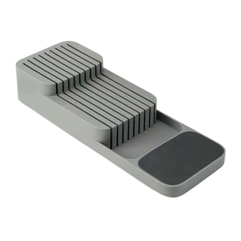 GENERICO - Organizador De Cuchillos Bandeja Cajon de Cocina 9 Ranuras