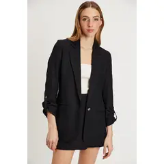 IO - Blazer Liso Negro