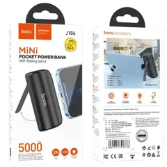 HOCO - Mini Powerbank Pocket Lightning 5000 mah NEGRO
