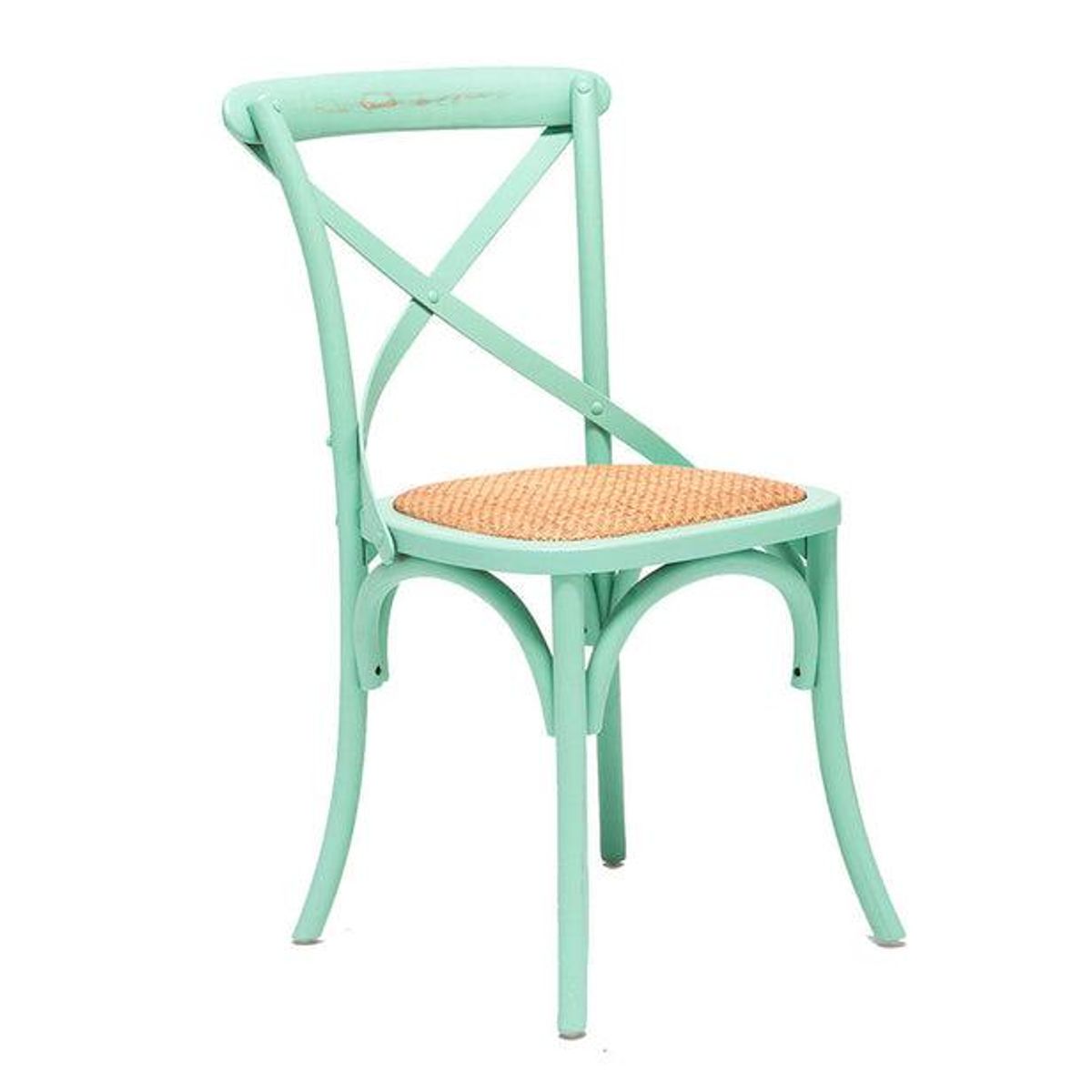 SPAZZIO - Kit 4 sillas Retro verde agua