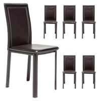 Kit 6 sillas Royal Semi Kd café