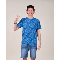 POLEMIC - Polera Print procesada Junior -