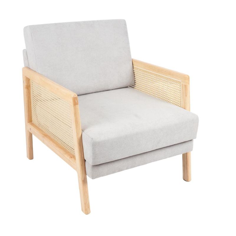 KLIK - Sillon madera rattan harmony - Gris