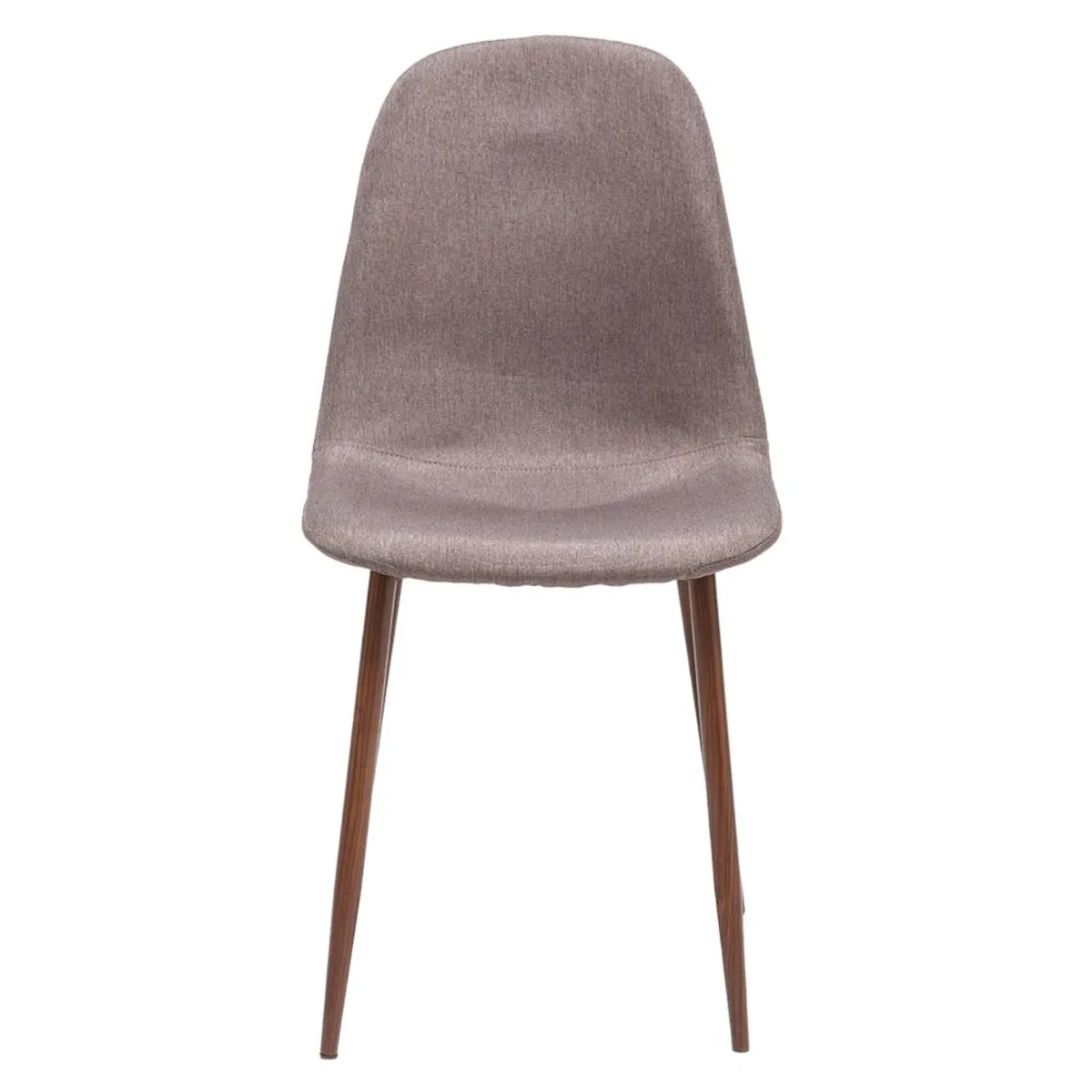 SPAZZIO - Kit 2 sillas Cross canela nogal - Café