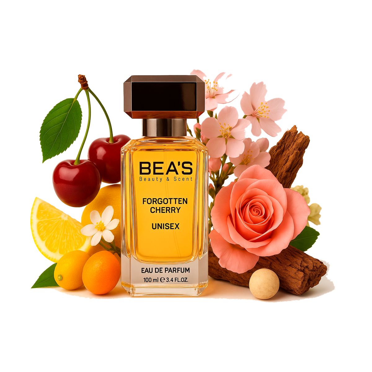 BEAUTY AND SCENTS - PERFUME BEAS FORGOTTEN CHERRY EDP 100ML UNISEX