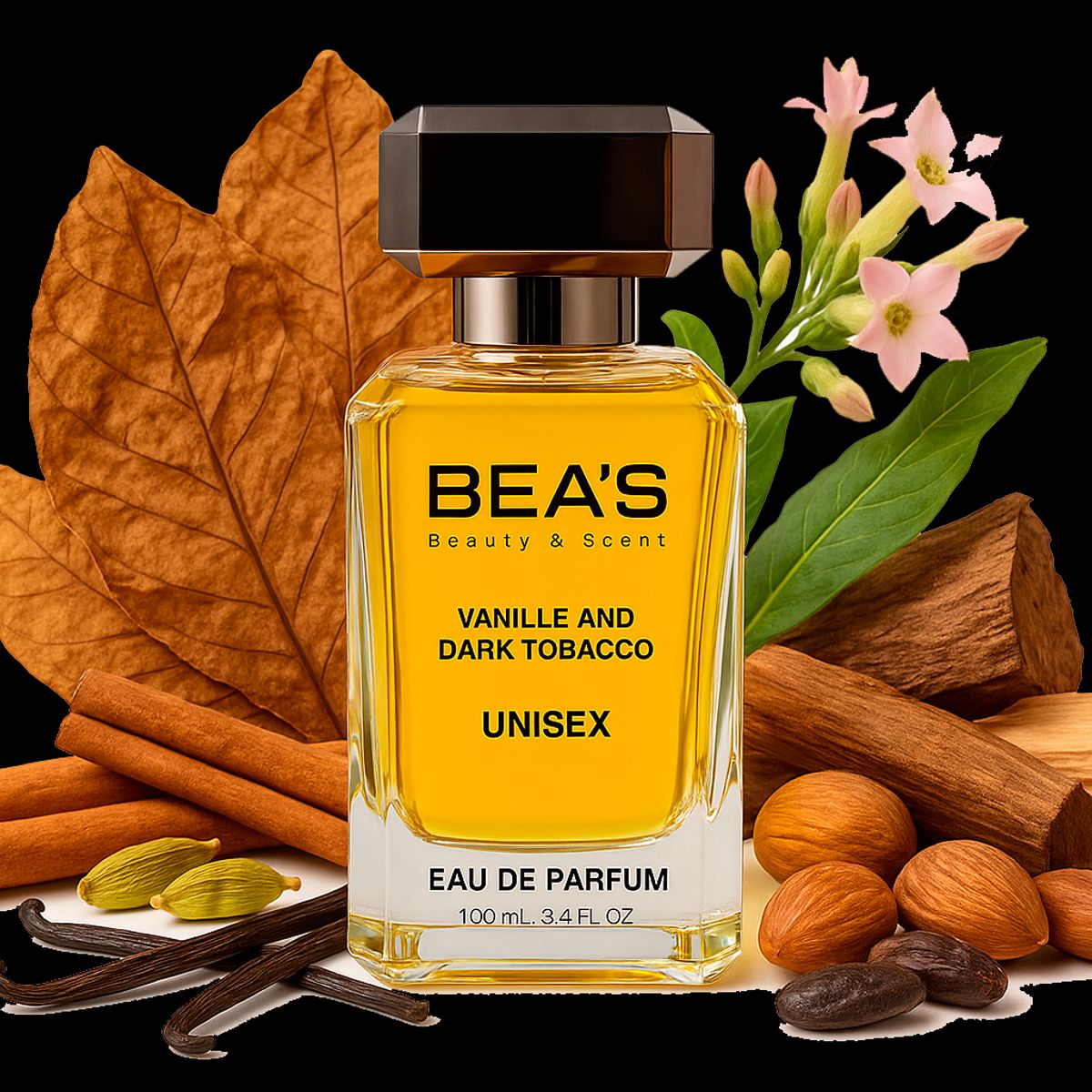 BEAUTY AND SCENTS - PERFUME BEAS VANILLE AND DARK TAB. EDP 100ML UNISEX