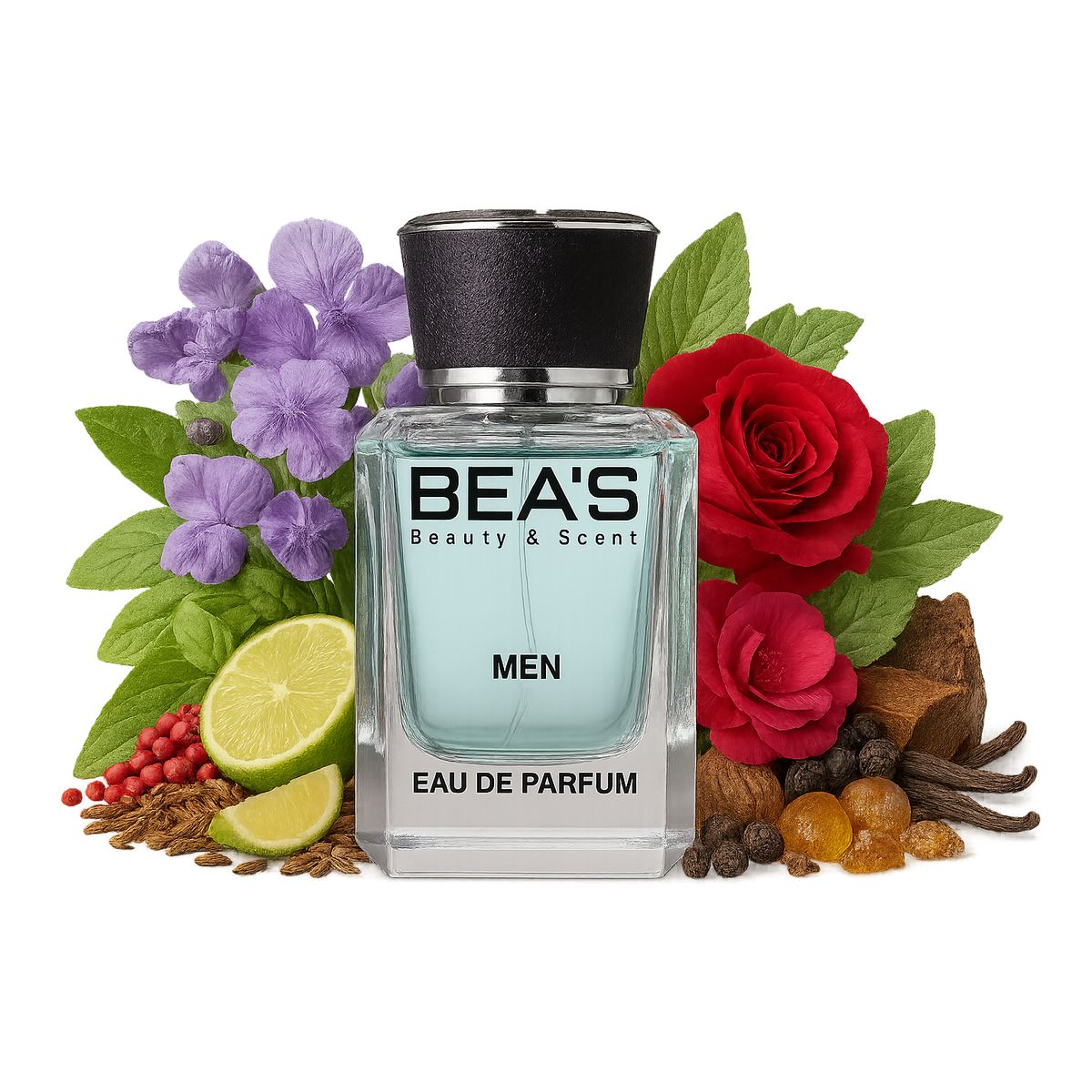 BEAUTY AND SCENTS - Perfume Beas Dark Shadow  Hombre Edp 100 Ml