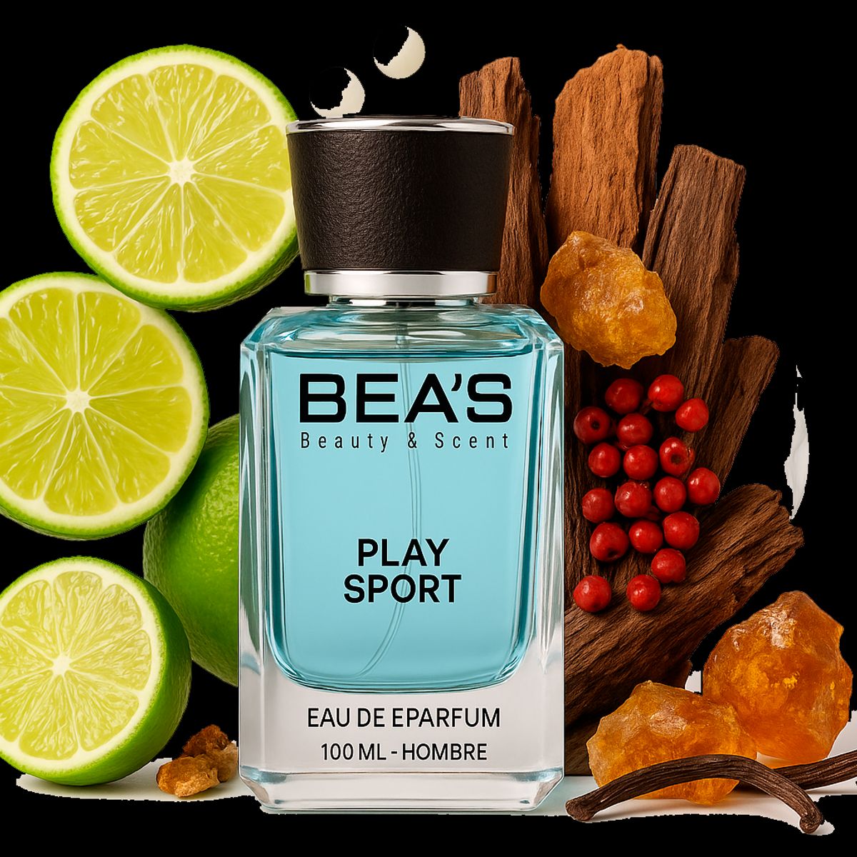 BEAUTY AND SCENTS - PERFUME BEAS PLAY SPORT EDP 100ML HOMBRE