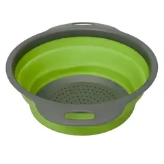 GENERICO - Cesta Colador Escurridor Plegable Redondo Silicona 24 Cm