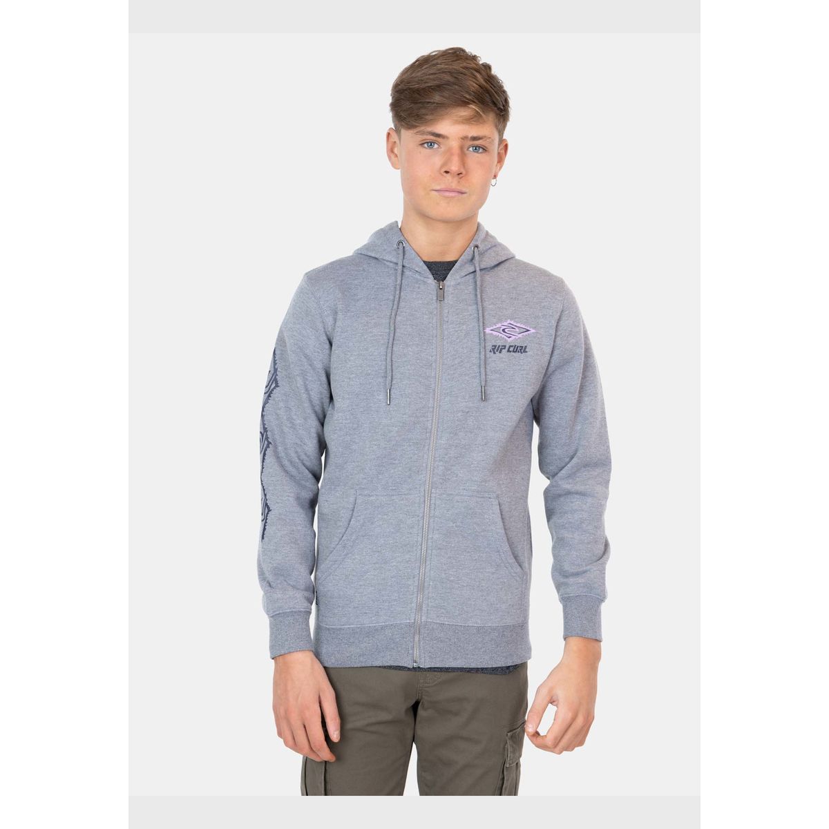 RIP CURL - Poleron FZ Makani Gris Infantil Rip Curl