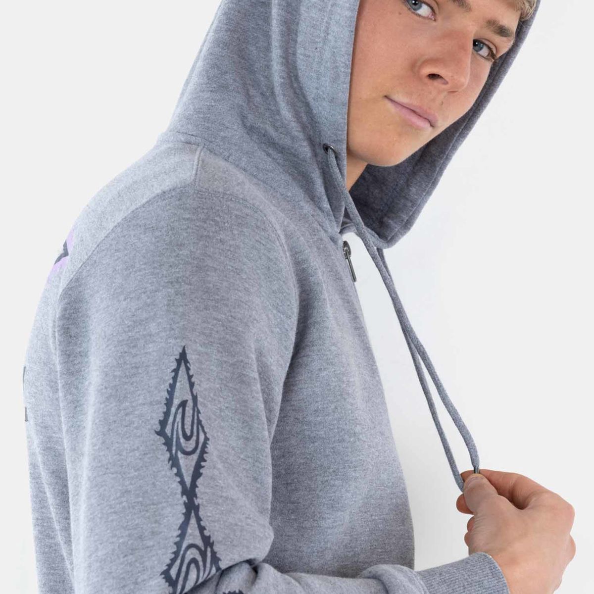 RIP CURL - Poleron FZ Makani Gris Infantil Rip Curl