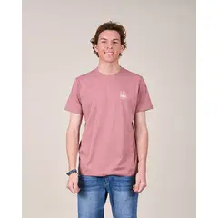 POLEMIC - Polera Vintage Melange Lisa manga corta - Polemic Junior
