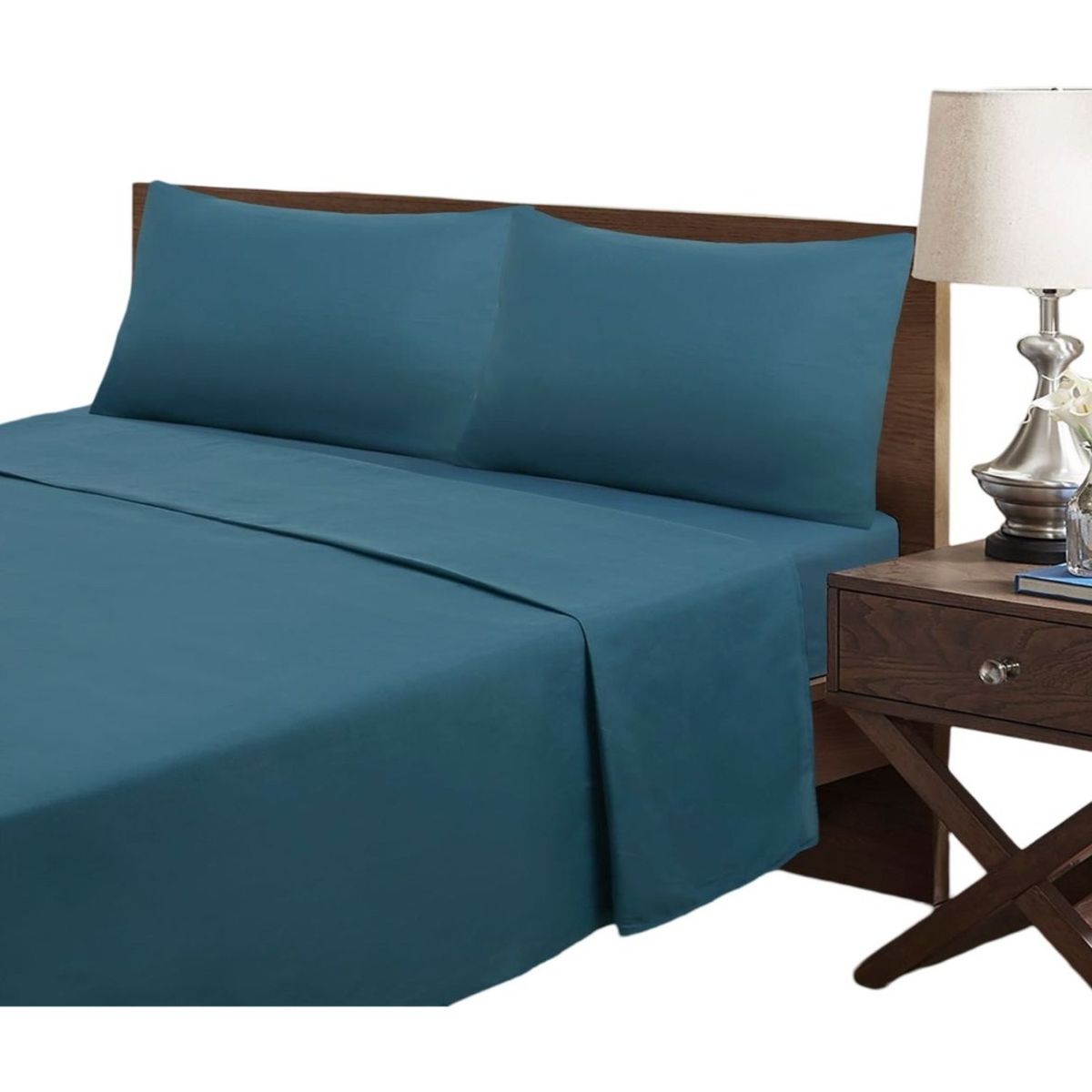 GENERICO - Sábanas Confort de 144 Hilos - 2 Plazas C12