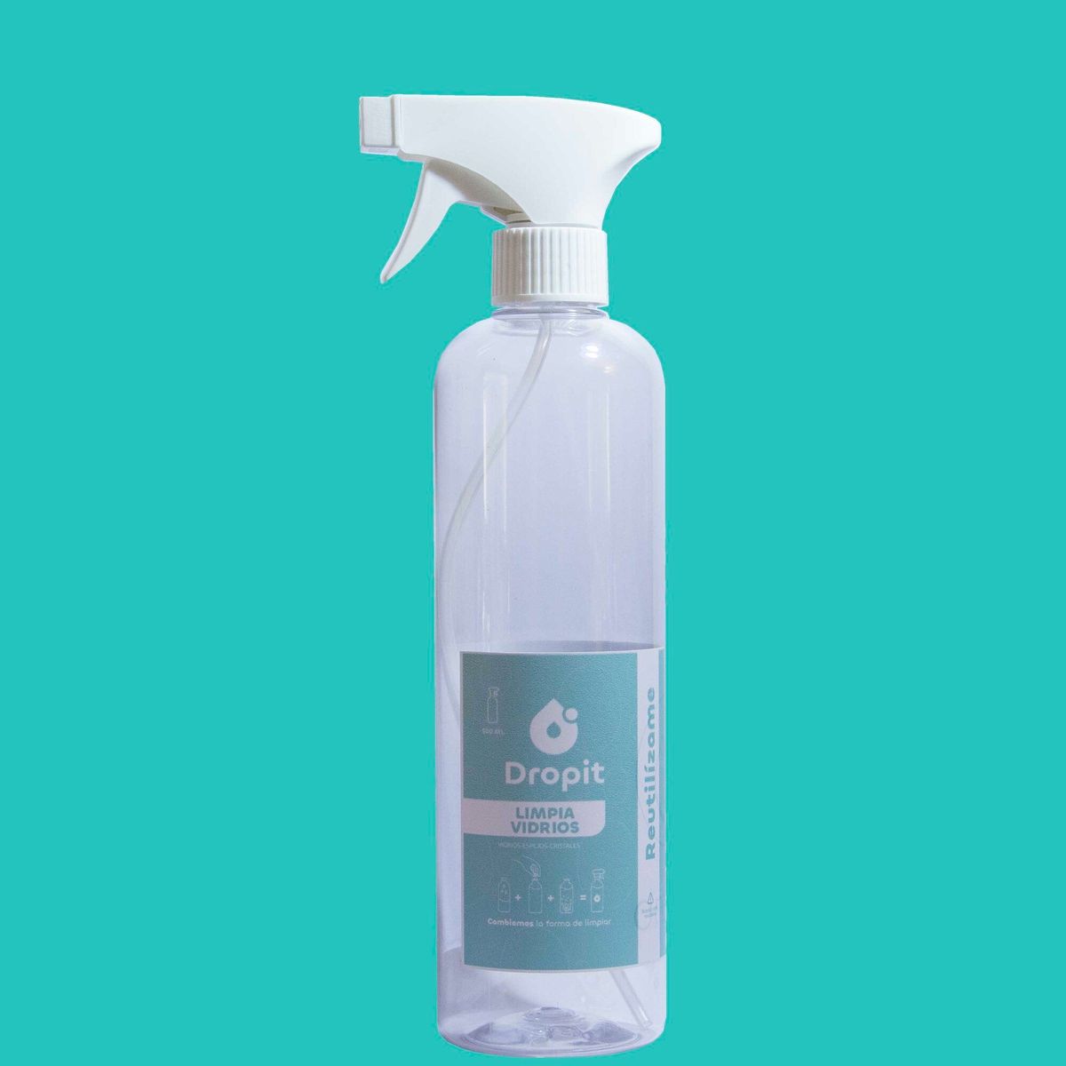 DROPIT - Botella Limpia Vidrios Reutilizable 500ml