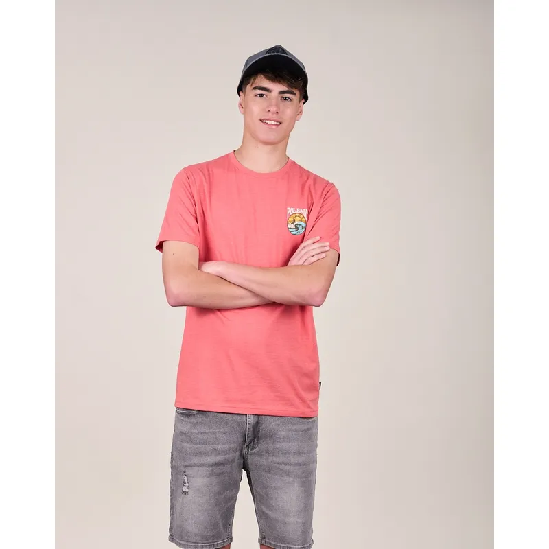 POLEMIC - Polera Vintage Melange manga corta - Polemic Junior