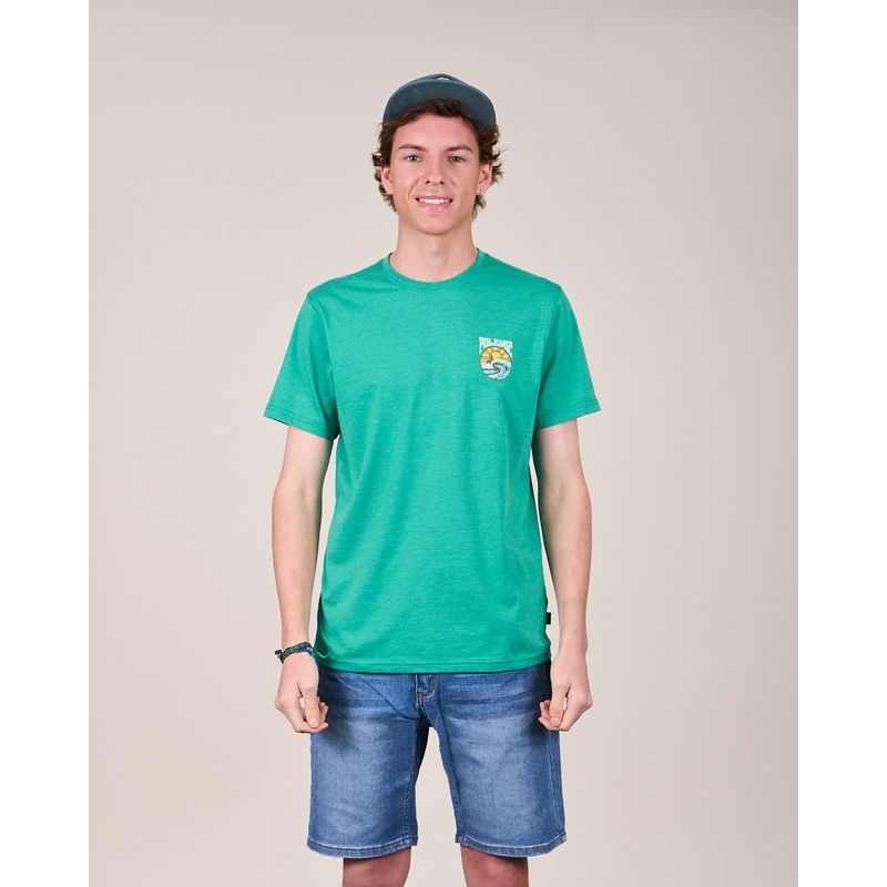 POLEMIC - Polera Vintage Melange manga corta - Polemic Junior