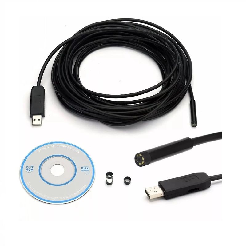 GENERICO - Mini camara endoscopica puerto usb
