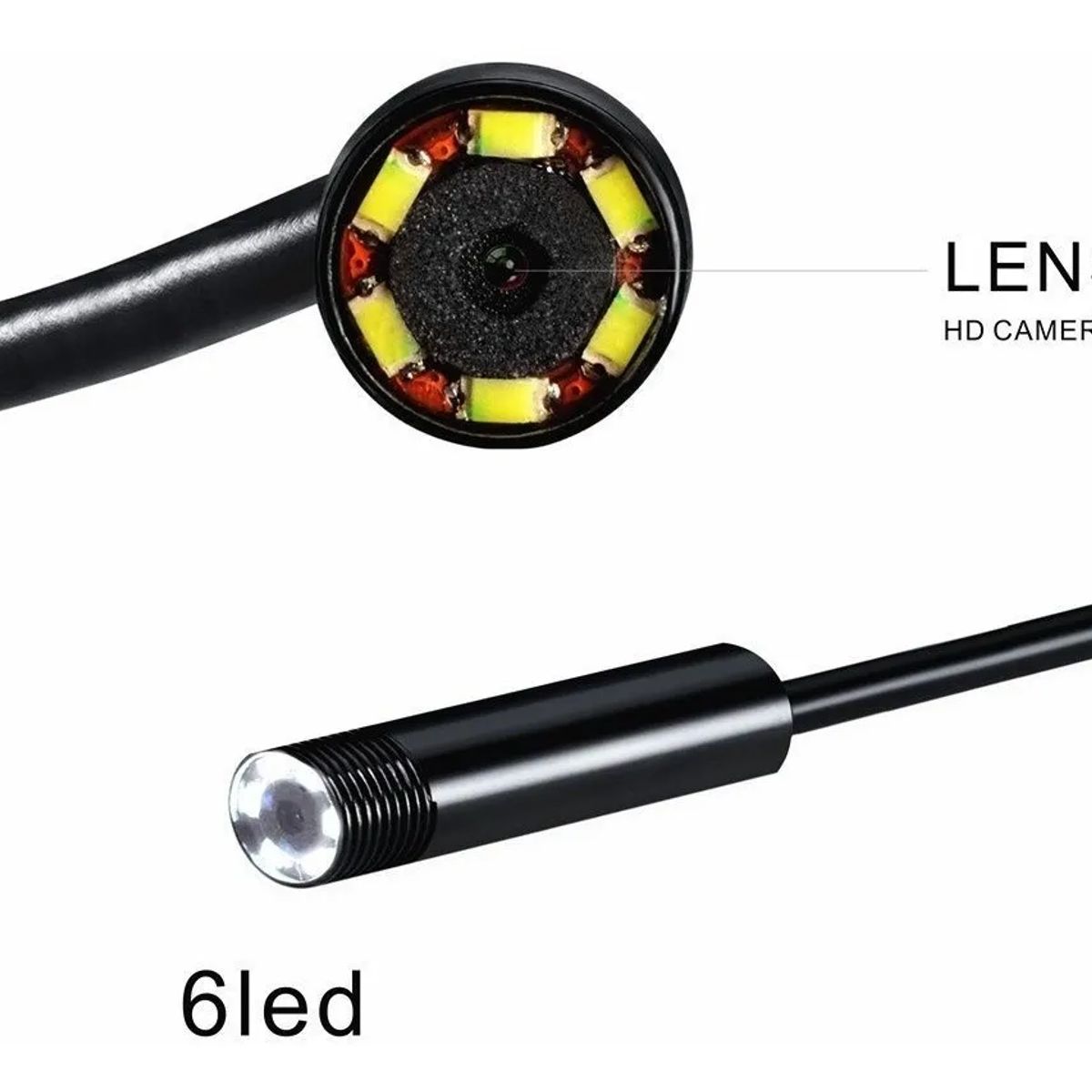 GENERICO - Mini camara endoscopica puerto usb