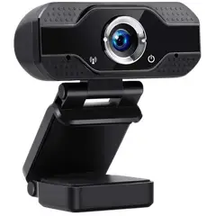 GENERICO - Webcam 1080P full HD USB con micrófono incorporado