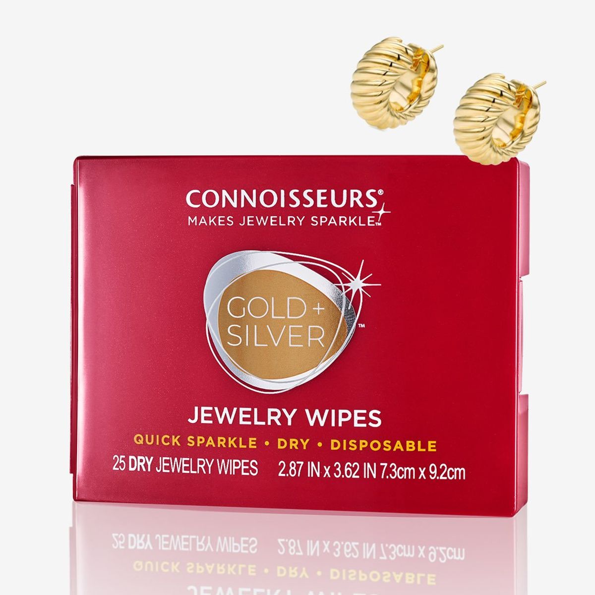 GENERICO - Set limpia joyas de oro y plata Paños de pulir Connoisseurs