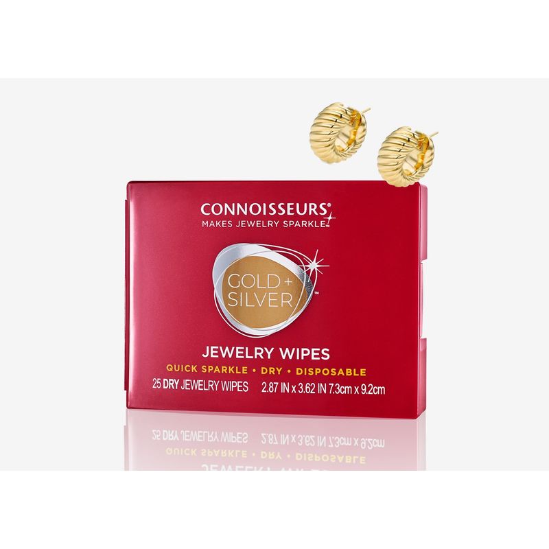 GENERICO - Set limpia joyas de oro y plata Paños de pulir Connoisseurs