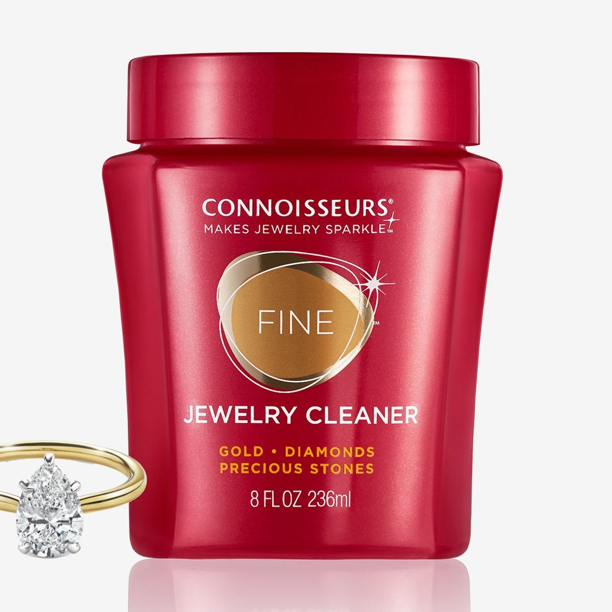 GENERICO - Limpiador de joyas de oro platino y diamantes Connoisseurs
