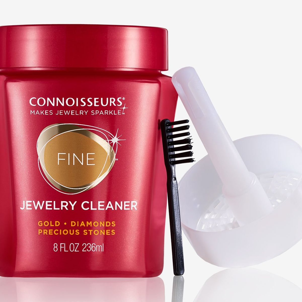 GENERICO - Limpiador de joyas de oro platino y diamantes Connoisseurs