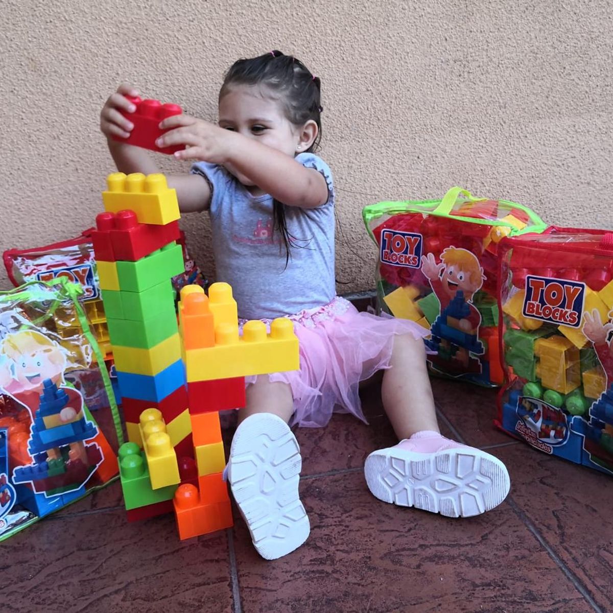 GENERICO - Bloque De Construcción 50 Piezas Grandes Fabricacion Chilena