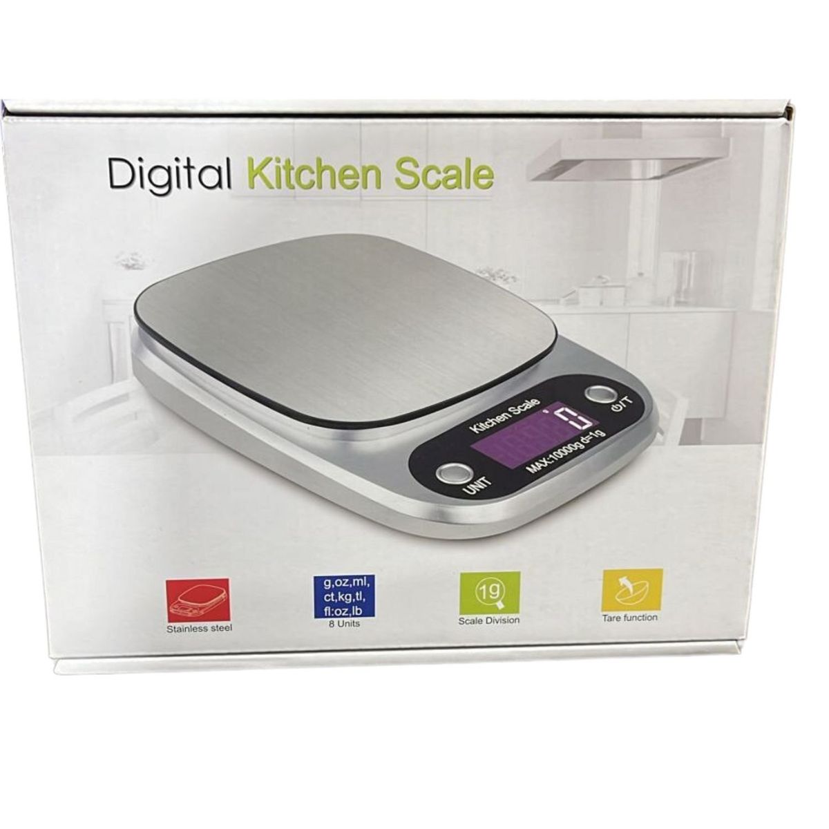 GENERICO - Balanza Digital De Cocina 5 Kg Para Preparaciones Reposteria