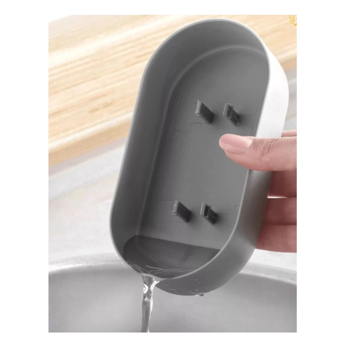 GENERICO - Organizador de Cubiertos con Drenaje de Líquido Multiuso