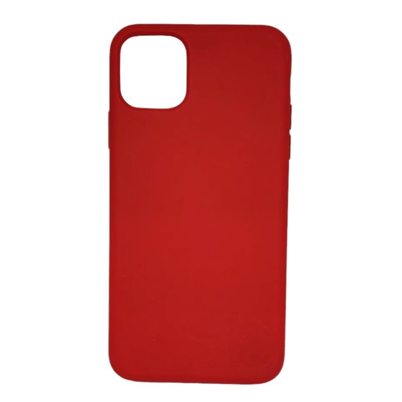 GENERICO - Funda de Silicona Rojo Para Iphone 11 Pro Max