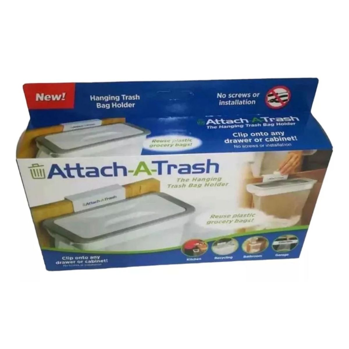 GENERICO - Basurero Portatil Para Cocina Puerta Muebles Plastico