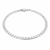 Pulsera Grumet Hombre Juvenil Unisex Plata Fina 925