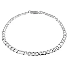 JOYAS MYTOKE - Pulsera Grumet Hombre Juvenil Unisex Plata Fina 925