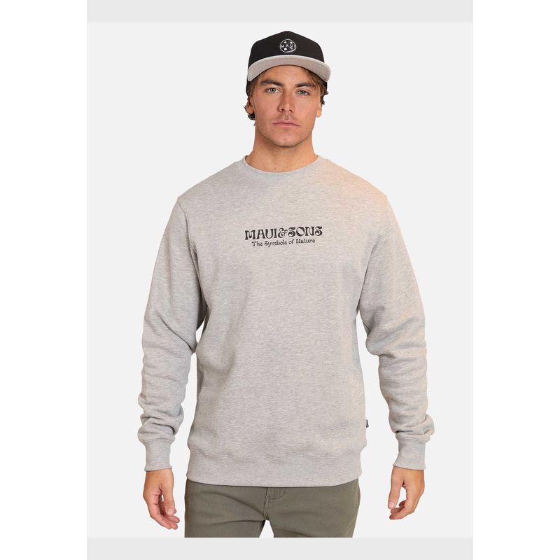 MAUI AND SONS - Poleron Cuello Redondo Sweatshirt Round Collar Symbol Hombre Maui And Sons