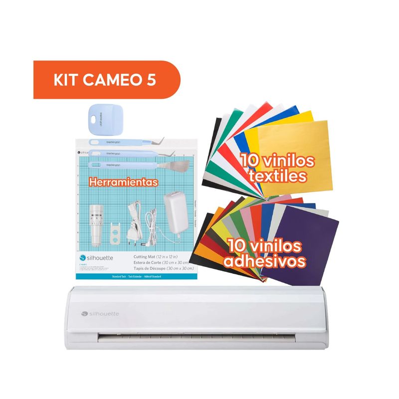SILHOUETTE - Silhouette Cameo 5 White + insumos