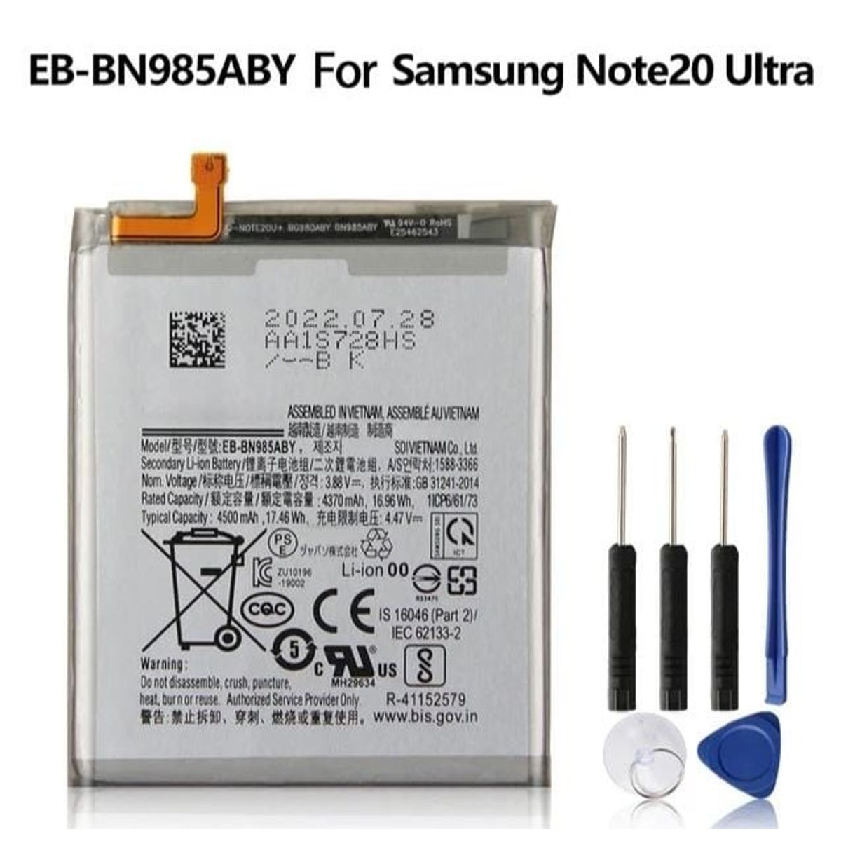 GENERICO - Batería Compatible Con Samsung Galaxy Note 20 Ultra