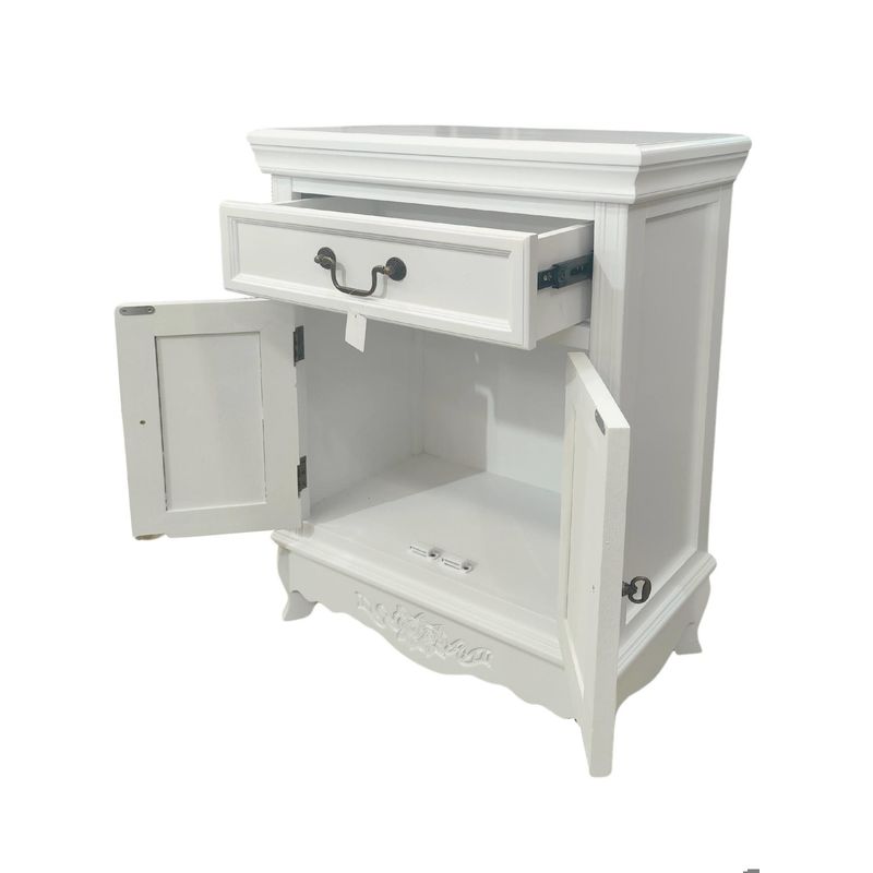 ECOMUSO - Velador 1 Cajon 2 P Rococo grande tallado Ecomuso EF19801G