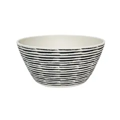 DECOGREEN - Bowl Redondo BioBamboo 15x7 cm Rayas