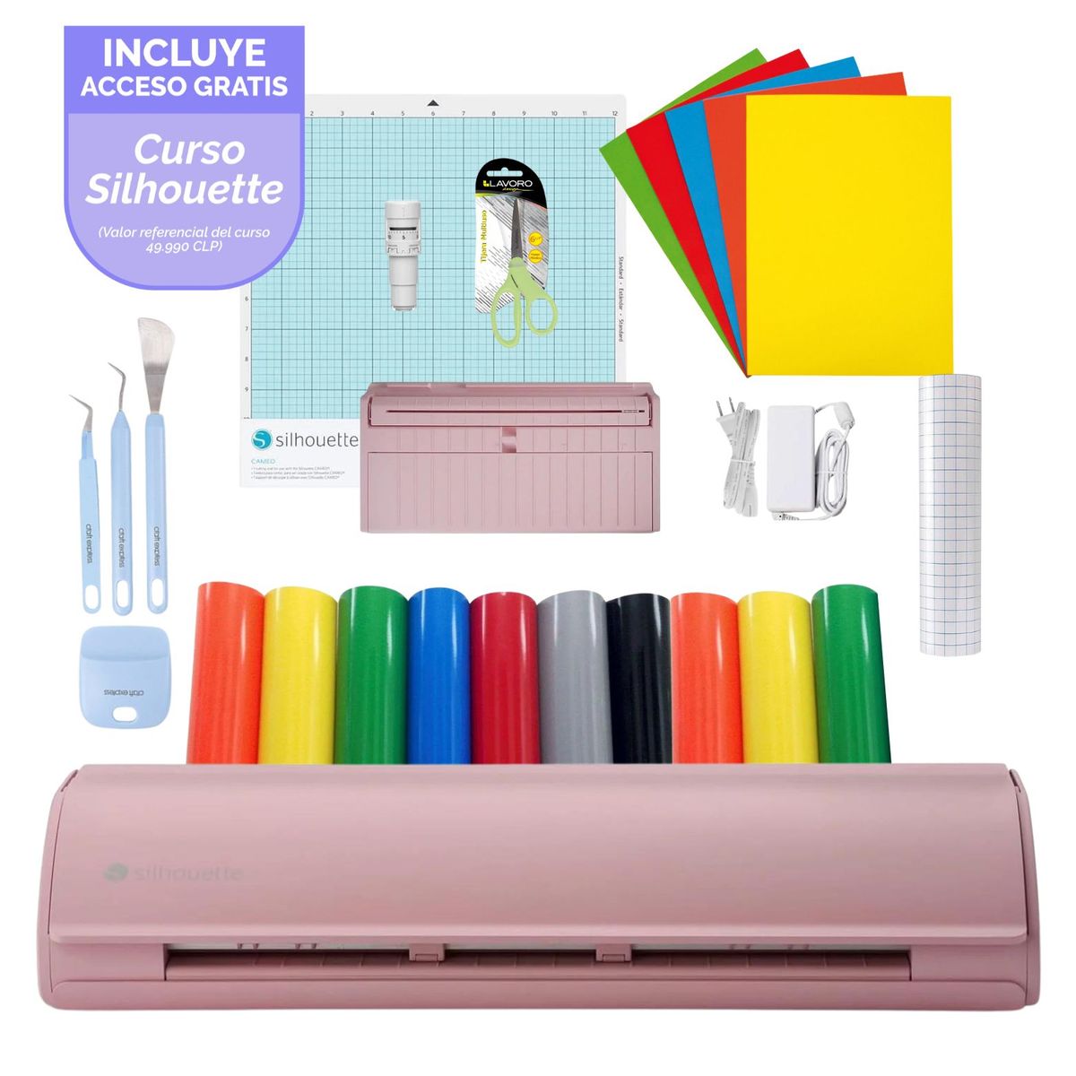 SILHOUETTE - KIT MUJER EMPRENDEDORA CAMEO 5 PINK