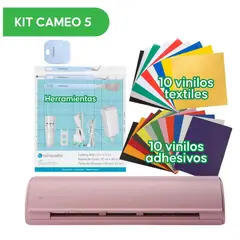 SILHOUETTE - CAMEO 5 ROSADA + INSUMOS