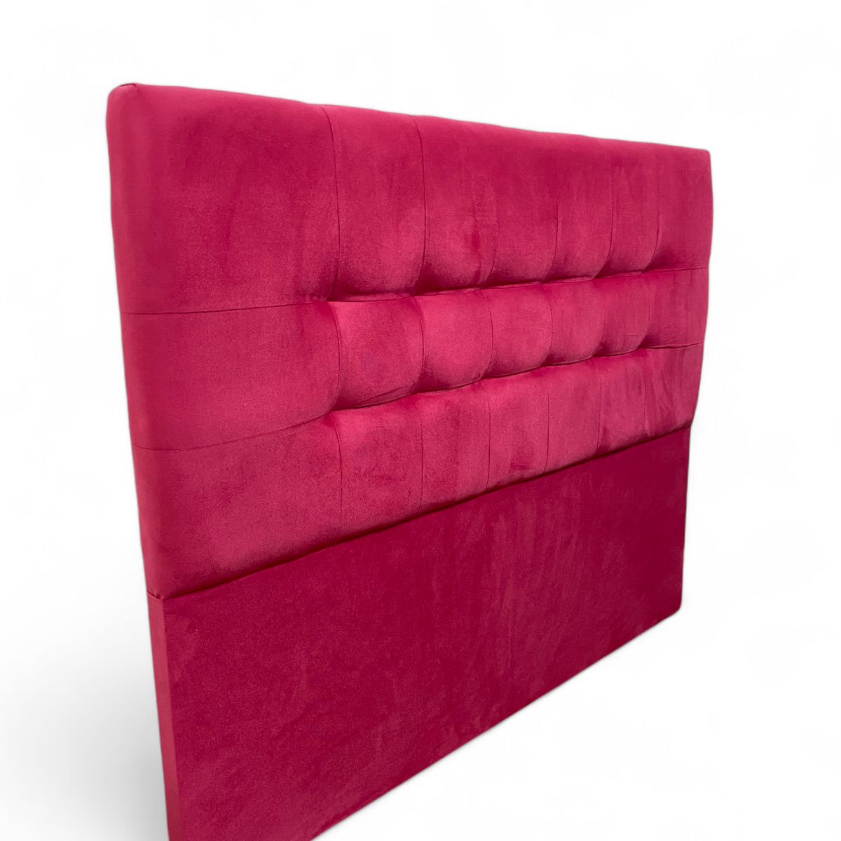 GENERICO - Respaldo De Cama 2 Plazas Valencia Felpa Fucsia