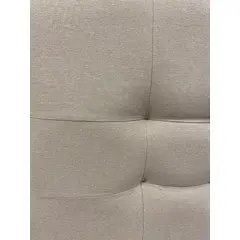 GENERICO - Respaldo De Cama 2 Plazas Valencia Tela Lino Beige