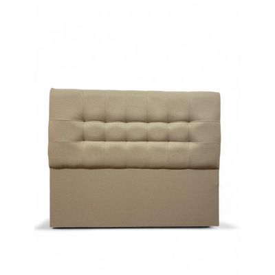 Imagen 2 del producto Respaldo De Cama 2 Plazas Valencia Tela Lino Beige