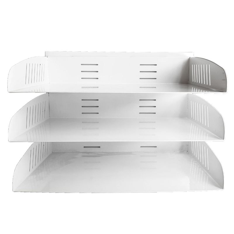 FORM OFFICE - Bandeja Triple Porta Documentos Colgante Blanco Form