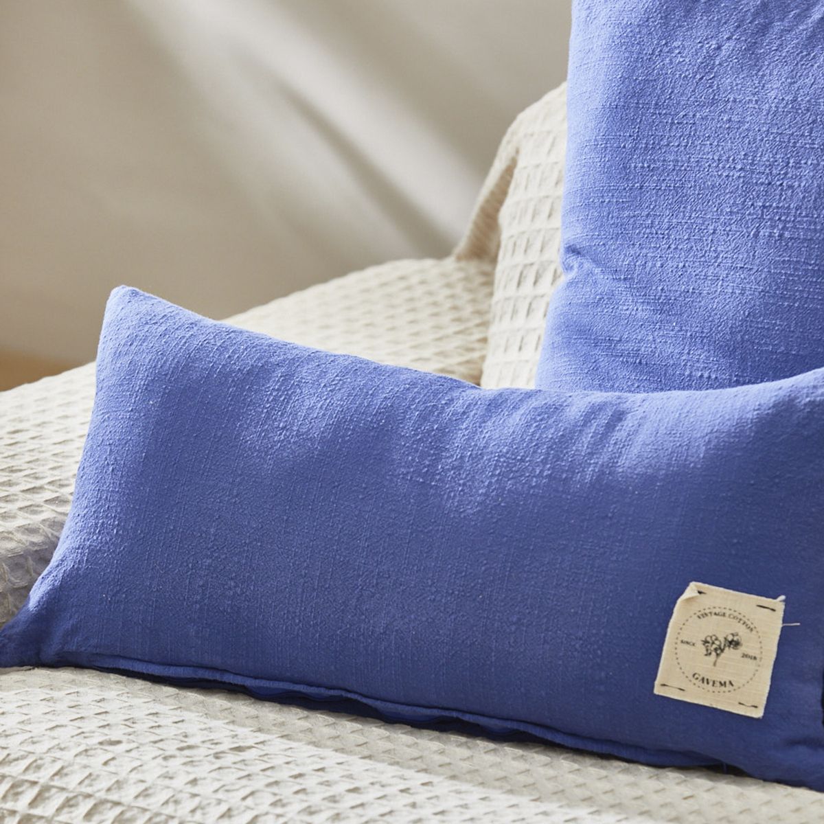 CALMA HOUSE - Funda Cojín Gavema2 30x60 Azul Calma House