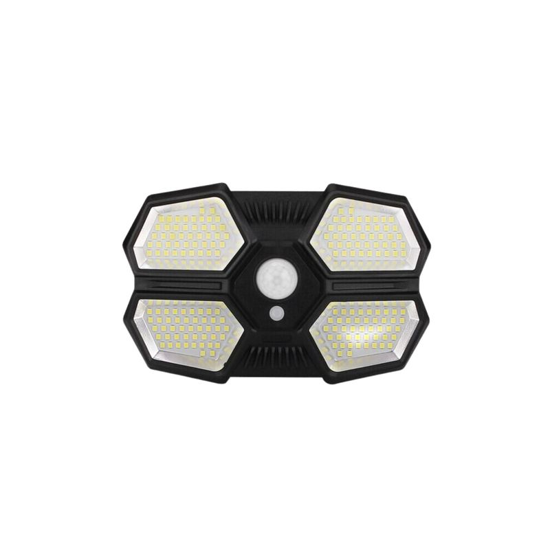 IMPORTCLICK - Foco Lámpara Pared Sensor Movimiento Solar 180LED COB/LED - Negro
